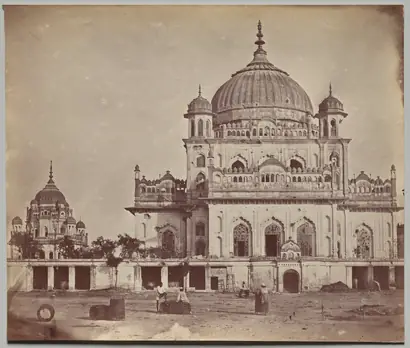 Dokumentasi museum Small Mosque in the Kaiserbagh. Felice A. Beato (British, 1832–1909).