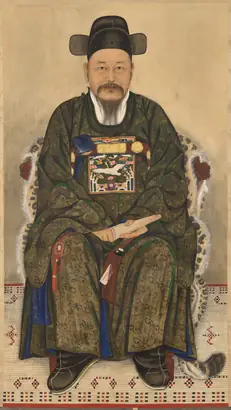 Dokumentasi museum Portrait of a Government Official. Chae Yongshin (Korean, 1850–1941).