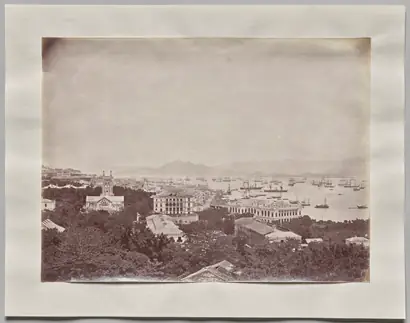 Dokumentasi museum Untitled (General view of Hong Kong from the Scandal Point looking west). William Pryor Floyd (British, 1834–c. 1900).