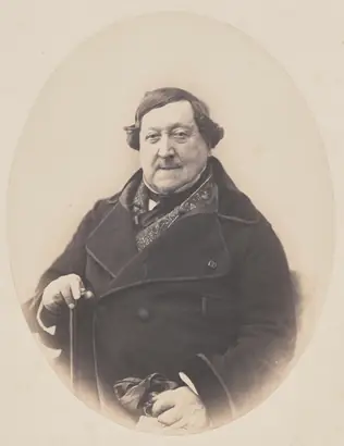 Dokumentasi museum Gioachino Antonio Rossini. Nadar (French, 1820–1910).