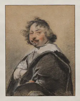 Dokumentasi museum Portrait of a man in profile, turned to the left. Simon Vouet (French, 1590–1649).