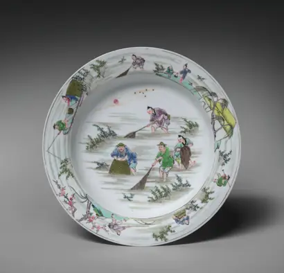 Dokumentasi museum Fishermen Plate. Nama pembuat belum tercantum pada daftar atribusi museum.