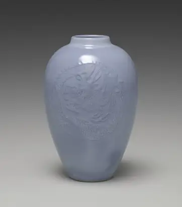 Dokumentasi museum Vase with Dragon Roundels. Peran menurut katalog: Seifū Yohei III (Japanese, 1851–1914).