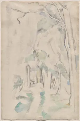 Dokumentasi museum Footpath in the Woods. Paul Cezanne (French, 1839–1906).