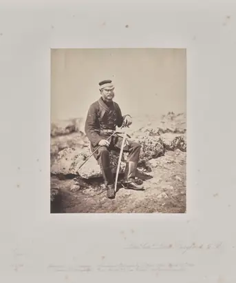Dokumentasi museum Lord Burghersh, Earl of Westmorland. Roger Fenton (British, 1819–1869).