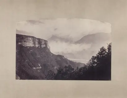 Dokumentasi museum Vue prise du Couvent des Dominicains, Chalais (Isère), France. Félix Thiollier (French, 1842–1914).