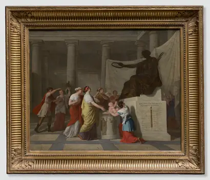 Dokumentasi museum Le Dévouement des Citoyennes de Paris (The Dedication of the Citizens of Paris). execution: Joseph-Benoît Suvée (French, 1743–1807).