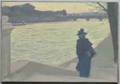 Dokumentasi museum Quais de Seine en nocturne. Armand Point (French, 1861–1932).