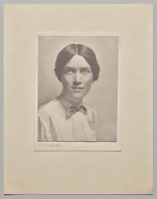 Dokumentasi museum Portrait of Honoré Willsie Morrow. Gertrude Käsebier (American, 1852–1934).