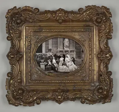 Dokumentasi museum The d’Orléans Family during a Fête Champêtre at Orléans House. Camille Silvy (French, 1834–1910); manufactured by: Lafon de Camarsac (French, 1821–1905).