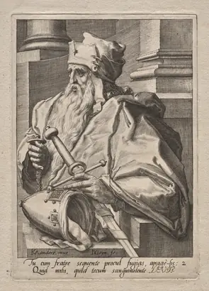 Dokumentasi museum Plate 2: Levi. Jacob de Gheyn II (Netherlandish, 1565–1629); after: author: Karel I van Mander (Netherlandish, 1548–1606).