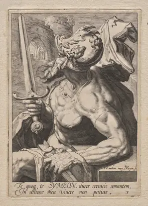 Dokumentasi museum Plate 3: Simeon. Jacob de Gheyn II (Netherlandish, 1565–1629); after: author: Karel I van Mander (Netherlandish, 1548–1606).