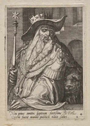 Dokumentasi museum Plate 4: Judah. Jacob de Gheyn II (Netherlandish, 1565–1629); after: author: Karel I van Mander (Netherlandish, 1548–1606).