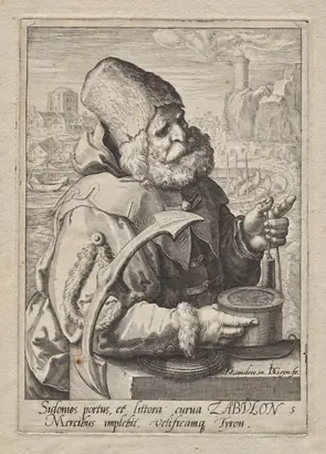 Dokumentasi museum Plate 5: Zabulun. Jacob de Gheyn II (Netherlandish, 1565–1629); after: author: Karel I van Mander (Netherlandish, 1548–1606).