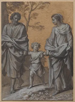 Dokumentasi museum The Return of the Holy Family from Egypt. Claude Simpol (French, c. 1666–before 1711).
