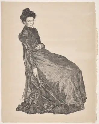 Dokumentasi museum Portrait of Marianne Brockhaus in Leipzig. Otto Greiner (German, 1869–1916).