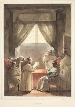 Dokumentasi museum The Monks. François Marius Granet (French, 1775–1849).