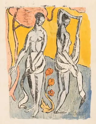 Dokumentasi museum The Nymphs. Émile Bernard (French, 1868–1941).