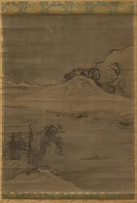 Dokumentasi museum Landscape with Fishermen. attributed to: Yi Bul-hae (Korean, active 1500s).