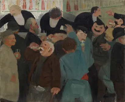 Dokumentasi museum The Bistro. Félix Vallotton (Swiss French, 1865–1925).