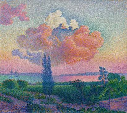 Dokumentasi museum The Pink Cloud. Henri-Edmond Cross (French, 1856–1910).