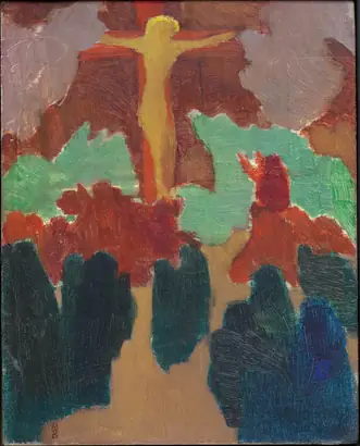 Dokumentasi museum The Orange Christ. Maurice Denis (French, 1870–1943).