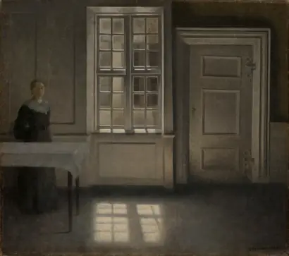 Dokumentasi museum Strandgade, Sunshine. Vilhelm Hammershøi (Danish, 1864–1916).