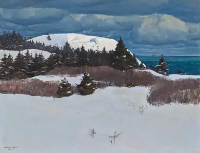 Dokumentasi museum Maine Coast. Rockwell Kent (American, 1882–1971).