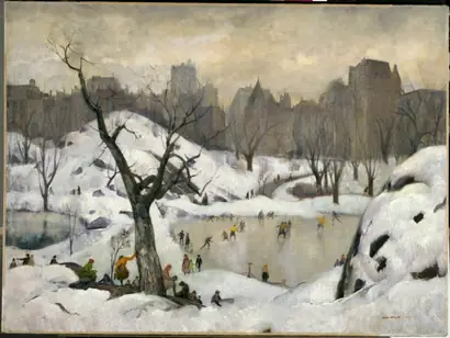 Dokumentasi museum The Park-Winter. Leon Kroll (American, 1884–1974).