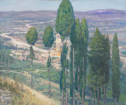 Dokumentasi museum The Umbrian Valley, Italy. Frederick Gottwald (American, born Austria, 1860–1941).