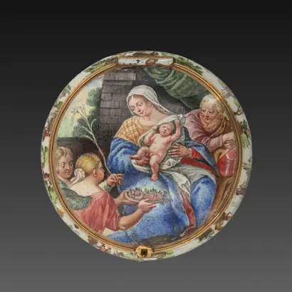 Dokumentasi museum Watchcase (Boîtier de montre). Nama pembuat belum tercantum pada daftar atribusi museum.