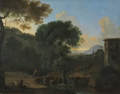 Dokumentasi museum Landscape with Travelers. Herman van Swanevelt (Dutch, c. 1600–1655).