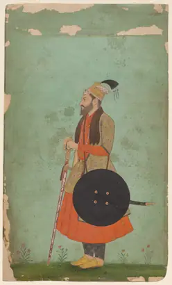 Dokumentasi museum Portrait of Prince Murad Baksh (1624–1661). Nama pembuat belum tercantum pada daftar atribusi museum.