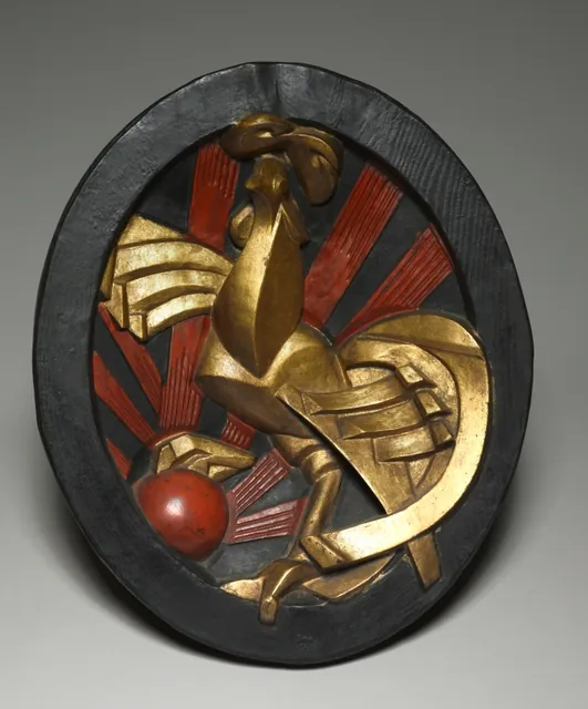 Dokumentasi “Rooster (Gallic Cock)”; painted bronze. Cleveland Museum of Art.