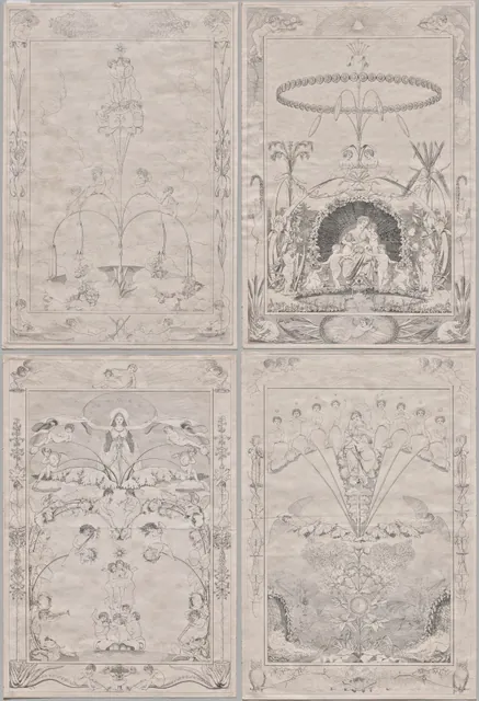 Dokumentasi “Times of Day”; Set of four etchings. Cleveland Museum of Art.