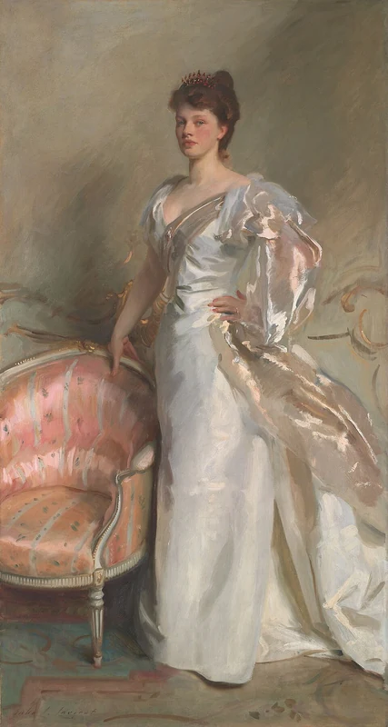 Dokumentasi visual karya “Mrs. George Swinton (Elizabeth Ebsworth)”, koleksi Art Institute of Chicago.